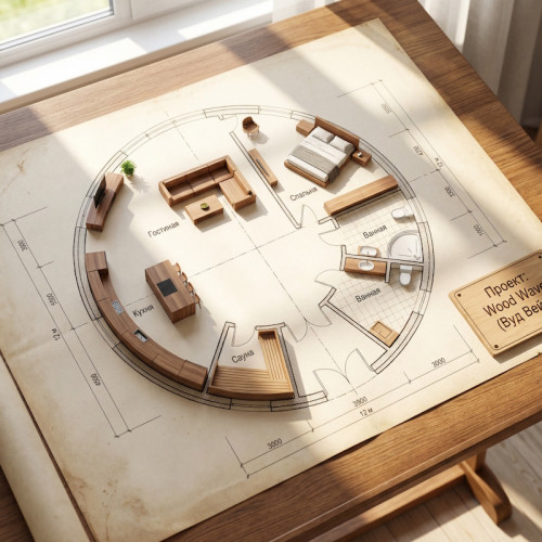 Купольный каркас 12 м 000812KU