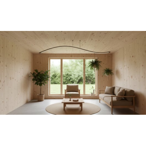 Подвесной светильник Волна одинарный