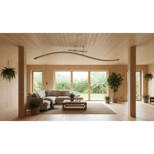 Подвесной светильник Волна одинарный