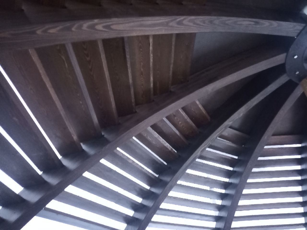 Купол деревянной беседки Астры